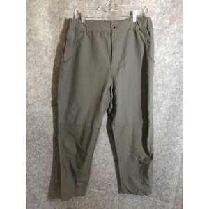 RailRiders Pants Mens Medium Gray Nylon Performance Work Hike Climb Field